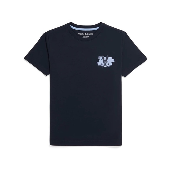 Psycho Bunny Navy Dolton Back Graphic Tee - Picture 2 of 8